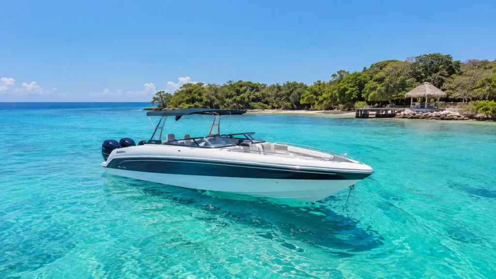 Tropical Speedboat by Island Shores

