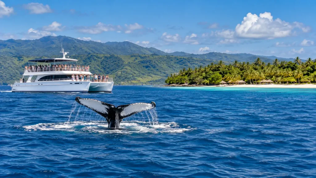 Whale Watching by Tropical Island

